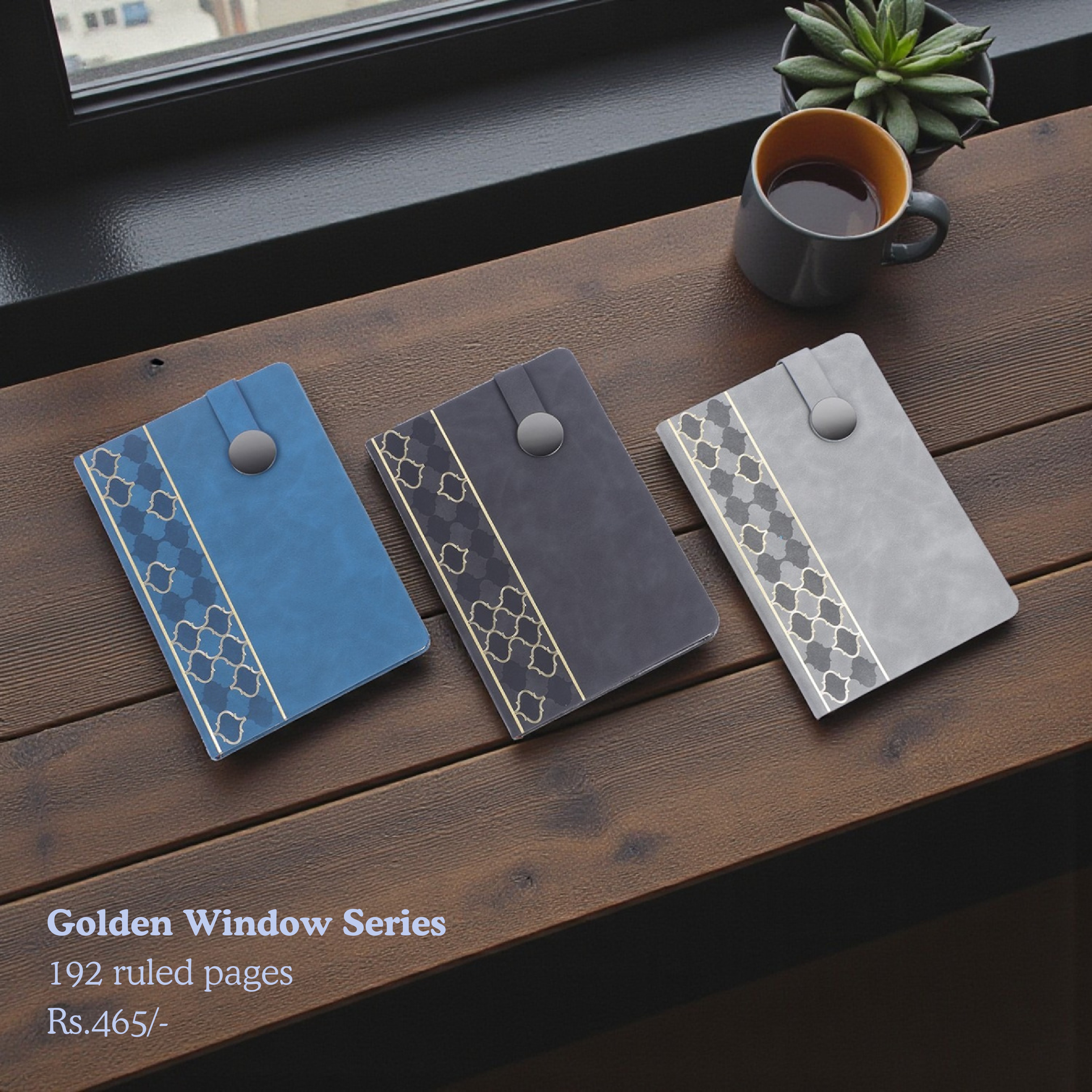 Golden Window Series Notebook